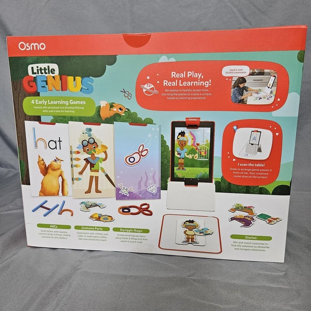 Osmo Little Genius Starter Kit NEW‎ Sealed Ages 3–5 (Base Required)
